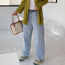 ALIN Customized Large Size Women's High Waist Skinny Jeans 2020 Autumn New Pants for Thick Hip and Thighs