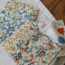 Glutinous rice porcelain) national vintage floral cups and saucers non-slip mat glass coasters special offer