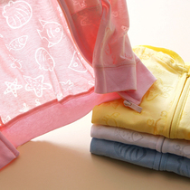 Korean childrens clothing summer boys and girls cotton hollow hooded sunscreen clothing childrens breathable cardigan jacket parent-child air conditioning clothing