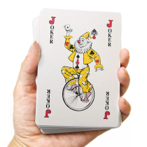 Various size Poker Solitaire plastic card mini poker game A4 oversize teaching aids magic show props