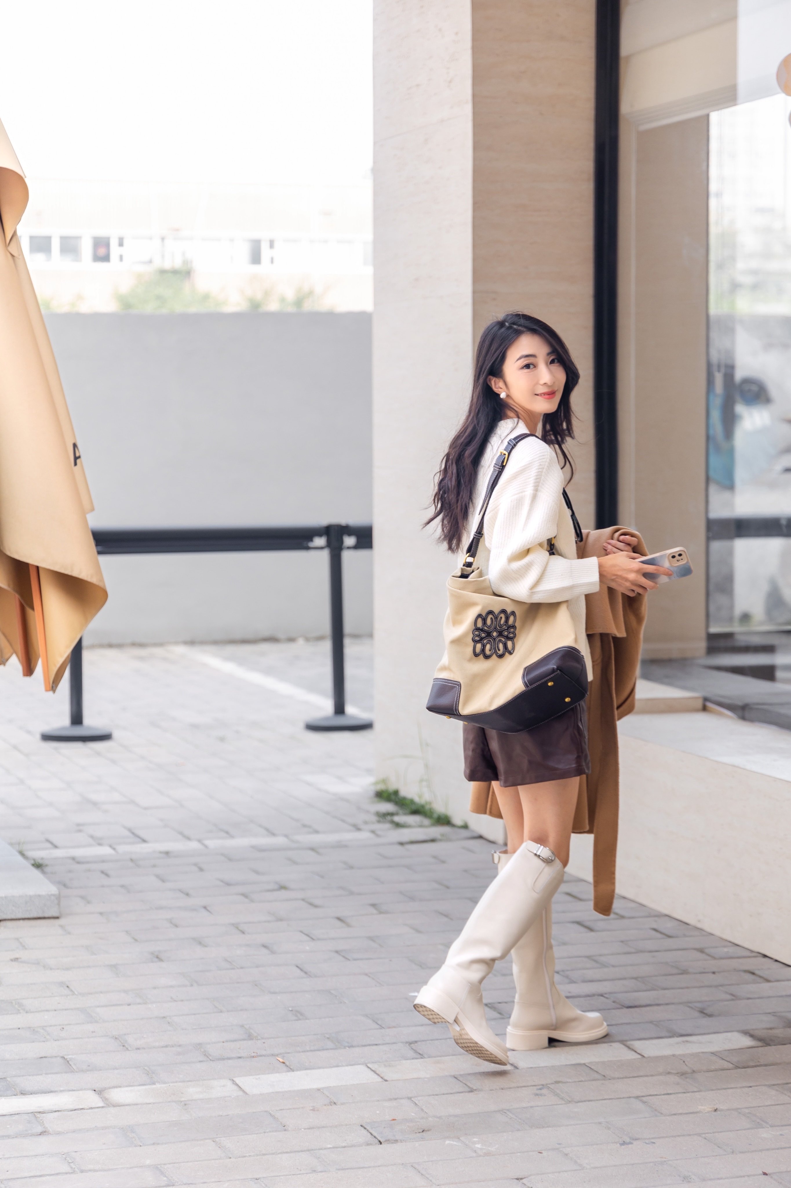 kisscat接吻猫[城市旅人]骑士靴，万茜方枪枪美洋同款真皮皮带扣复古英伦风