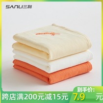 Sanli cotton childrens towel cartoon cotton face towel absorbent baby towel baby soft home