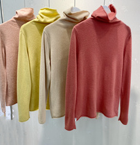 Factory clear heaps with gentle elegance and free collar full wool sweater