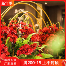 New wedding road guide Rainbow Road lead Iron Geometric arch ornaments stage wedding props colorful road guide