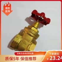 Amico gate valve thickened brass gate valve thread 4 minutes 6 minutes 1 inch DN15 20 50 caliber 169