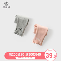 Circle sugar Childrens clothing Girls leggings Spring and autumn new childrens baby Western style pants Infant cotton pants