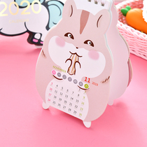 Mini desk calendar 2019 creative cute desktop ornaments student calendar year calendar 2020