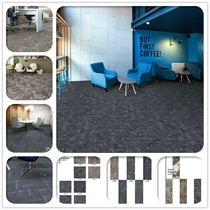 Hippocampus carpet nylon printed carpet square carpet office carpet PVCPU soft bottom stock solution dye T7000
