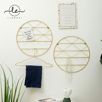 Nordic Minimalist Modern Living Room Entrance Door Doorway Genguan Key Containing Shelf Bedroom Wall Decoration Hook Hung Hanger