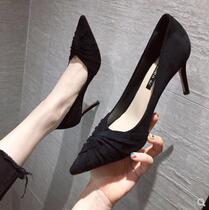 South Korea 2021 Spring and Summer New with Pointed Head High Heels Women Fashion Joker Sexy Shallow Single Shoes