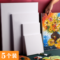 Kailiwen oil painting frame Oil painting cloth with frame Oil cloth inner frame Free frame cotton linen drawing board Large canvas blank acrylic fluid painting Finished paint frame tools Beginner drawing board wholesale