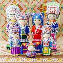 Western nationality Guangzhou agents swing artwork Zhuang Hmong Doll color gift home furnishings to send a good souvenir