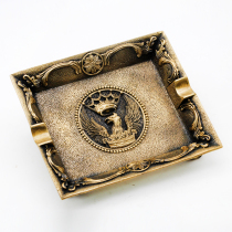 Cigar ashtray metal copper ashtray European vintage office ashtray fashion cigarette Cup