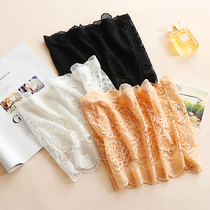 Lace without shoulder wrapped chest gather with breast wife to walk through the shoulder to show up in the summer with a small vest blouse