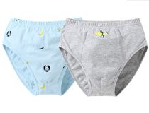 Annai four seasons childrens clothing 2019 new mens big childrens pure cotton underwear triangle underpants two-piece JB907505