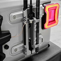 GEEA-multi-function flagpole support flagpole frame suitable for 07-21 Wrangler JL modified accessories antenna frame