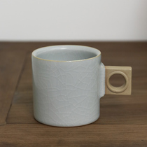 Ruyao tea cup ceramic single home Master Cup Tea Cup single kung fu tea tea set single cup large tea cup