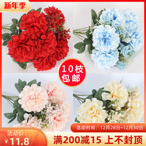 Simulation flower art wedding ball chrysanthemum flower Flower Road flower flower arrangement stage background welcome wedding hall arrangement flower arrangement