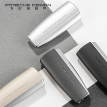 German Porsche lighter simple electronic flat flame windproof inflatable lighter for men and women portable lighter