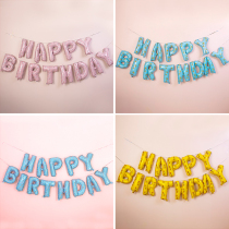 Letter Happy Birthday happybirthday Decoration American Balloon Birthday Party Decoration