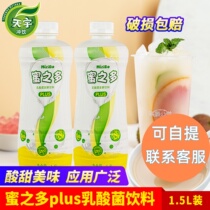 Honey multiplus lactic acid bacteria drinks Jincho Non-active Milk drink Youg milk 1 5L bottle lift grade version
