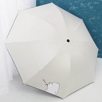 Parasol small fresh sunny and rain dual-use forest department simple umbrella female retro long-handled umbrella automatic literary student
