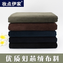 Pure cotton corduroy fabric thickened flannel material Jacket pants clothing fabric Handmade diy pillow sofa fabric