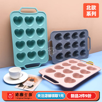 Ken - Doo European 12 - plus - shaped silicone baking cake disk soft - floor easy to clean creative tools