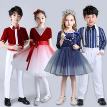 June 1 childrens chorus performance uniforms primary and secondary school students big choir dress girls poetry recitation costumes