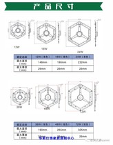 Europe and the United States light source snowflake lens module integrated led lamp transformation strip lamp beads patch lamp change color promotion