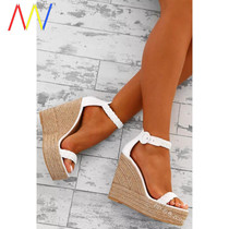 2018 hot woman wedding shoes women high heels summer sandals