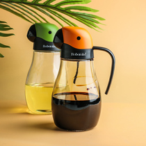Creative automatic opening and closing parrot glass oil pot anti-leaking soy sauce bottle vinegar bottle of balsamic oil bottle oil tank kitchen for home