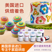 Wheeltong food coloring imported food grade liquid baking cake decorating edible cream toning 12-color set