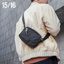 15 16 simple letters lucky Japanese small satchel men ins tide bag CORDURA ballistic nylon messenger bag