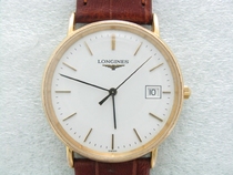 Swiss original gold and white stone British mens watch L 263