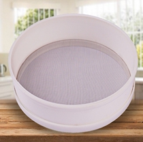 Baking tool 16CM plastic flour screen screen leak screen bucket oil filter screen ultra-fine 50 mesh