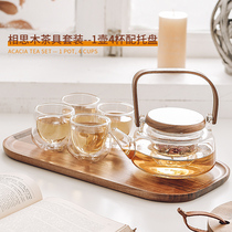 Japanese Kung Fu tea hall set home tea ceremony simple with tray K guest now office wedding gift