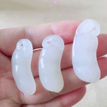 Hetian Jade lamb jade pendant Four Seasons blessed pendant mens and womens cut old pit material White Fidelity