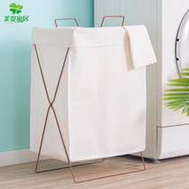 Merman cotton linen laundry basket Home folding fabric Large Number of clothes Clothing Laundry Dirty Laundry Nordic Dirty Laundry Basket