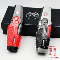 New guevara GUEVARA cigar lighter desktop straight punch cigar lighter metal windproof lighter