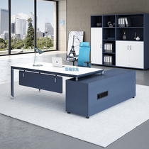  Managers desk Single supervisors desk Simple modern large desk Boss table and chair combination Office furniture Presidents desk