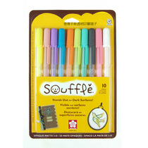 Sakura stereo macaron color painting pen 10 color set 3D MATs opaques Souffle