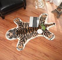 tiger printed Rug faux skin leather NonSlip Antiskid Mat