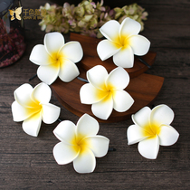 Korean Bride Flower hairclip Headwear Egg Flower Side Clip Seashore Beach Hair Card floral headdress Jewelry Holiday Hair Accessories