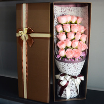 Rose Gift Box Jingzhou Regiment Wind Red Anrotian Yingshan water Qu County Tongcheng Fresh flower shop Express delivery to the door