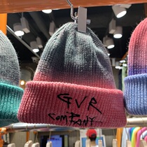Dongdaemun Korean mens clothing autumn and winter fashion gradient color color men and women with the same style couple wool knitting hat