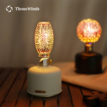 Thous Winds outdoor 3D fireworks lights outdoor camping atmosphere lights camp lights gas lights candle lights