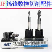 AYKT55 degree tungsten steel end mill extended ball cutter R4 R5 R6 R7 R8 R10 extended milling cutter ball head cutter