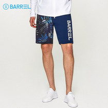 BARREL Korea imported male personality trend printing floral waterproof breathable beach shorts loose male 2019 New