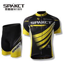 Spakct Sparker Cycling Clothing Unisex Short Sleeve Cycling Clothing Sets Spring Summer Cycling Clothes Cycling Shorts